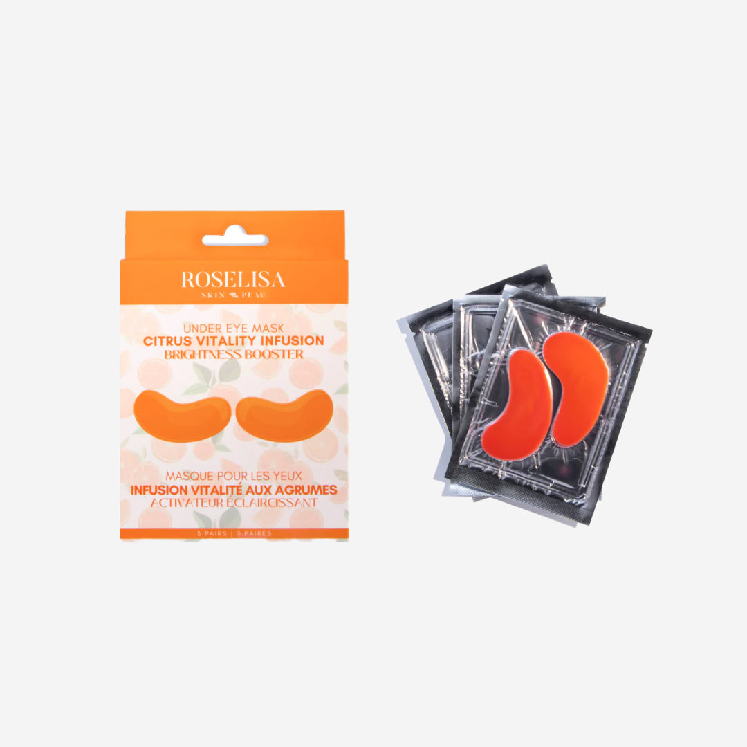 Roselisa - Under Eye Mask Citrus Vitality Infusion (3 Pairs)
