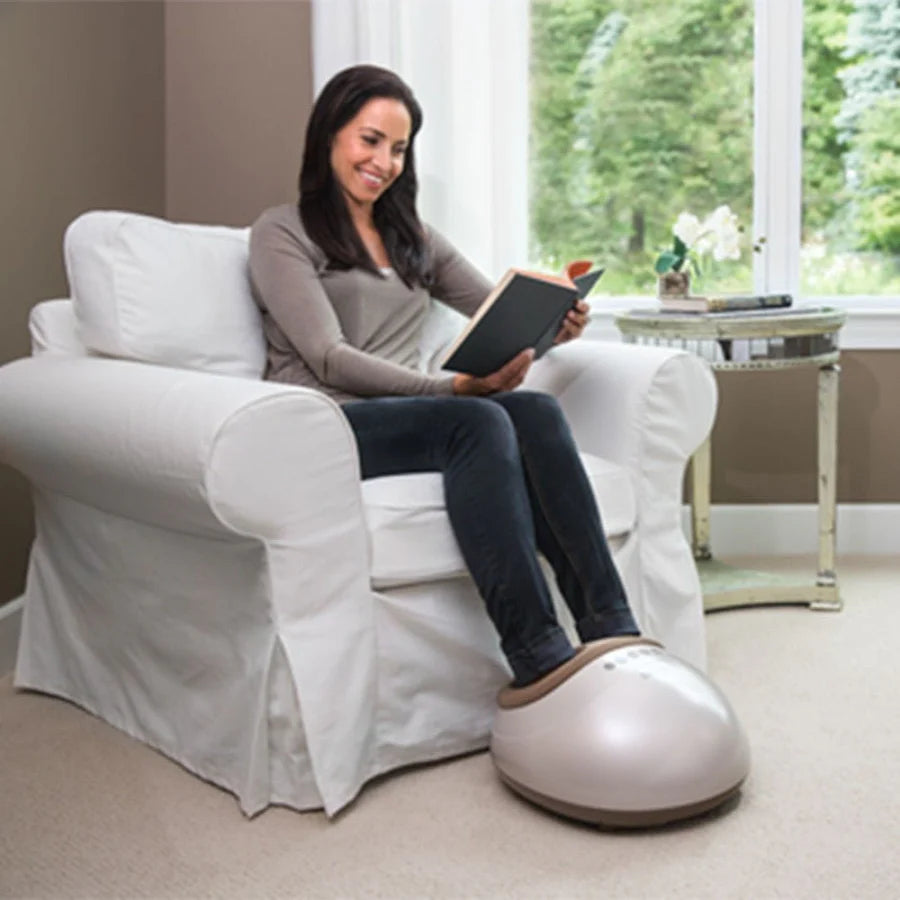 Shiatsu & Air Compression Heal to Toe Foot Massager with heat - HOMEDICS