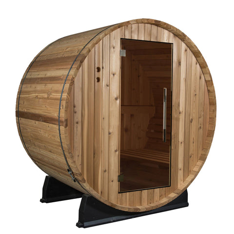 ALMOST HEAVEN - Salem - 6x4 Classic Barrel 2 Person Outdoor Sauna-