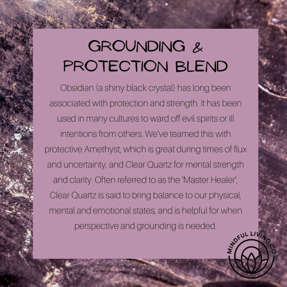 Crystal Clear - Crystal Infusion Bottle - Obsidian + Clear Quartz