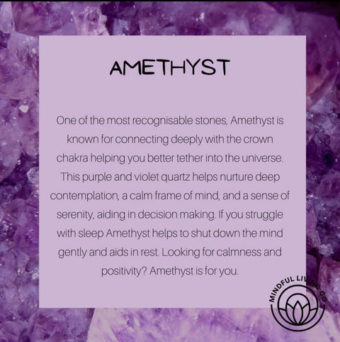 Amethyst Glass Water Bottle