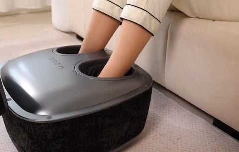 3-in-1 Comfort Foot Massager + Ottoman