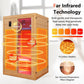 Model-Mega Sale-Bonus Free Red Light Therapy-Costway-2-3 Person 3D Premium Infrared Sauna With PureTech Carbon Panel Low EMF-Chromotherapy- #1 Selling Sauna In North America