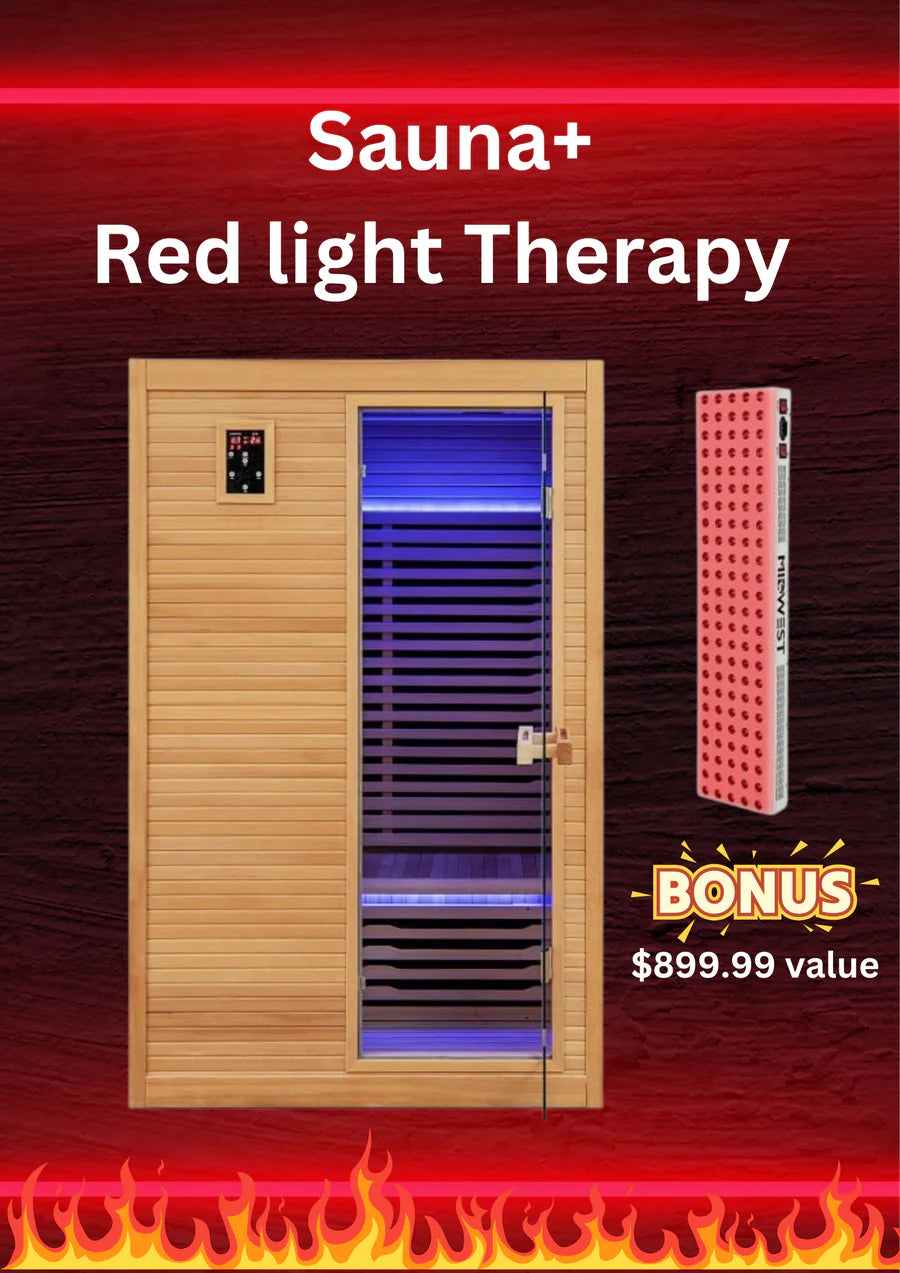 Model-Mega Sale-Bonus Free Red Light Therapy-Costway-2-3 Person 3D Premium Infrared Sauna With PureTech Carbon Panel Low EMF-Chromotherapy- #1 Selling Sauna In North America
