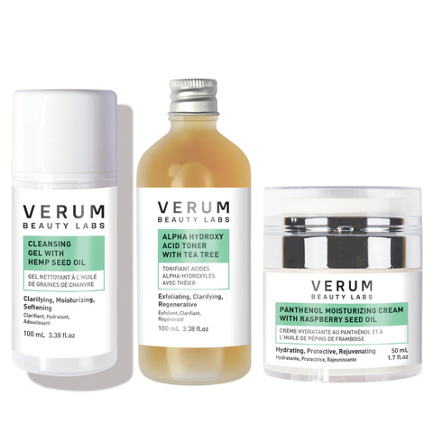 3 Step ROUTEine - Verum Beauty Labs - 
Canadian Crafted, Small Batch Skincare