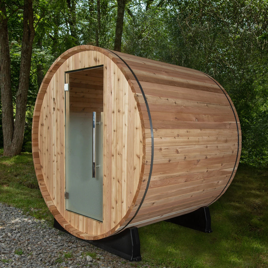 Almost Heaven – Watoga – 4-Person Outdoor Barrel Sauna (6x5)