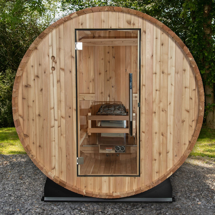 Almost Heaven – Watoga – 4-Person Outdoor Barrel Sauna (6x5)