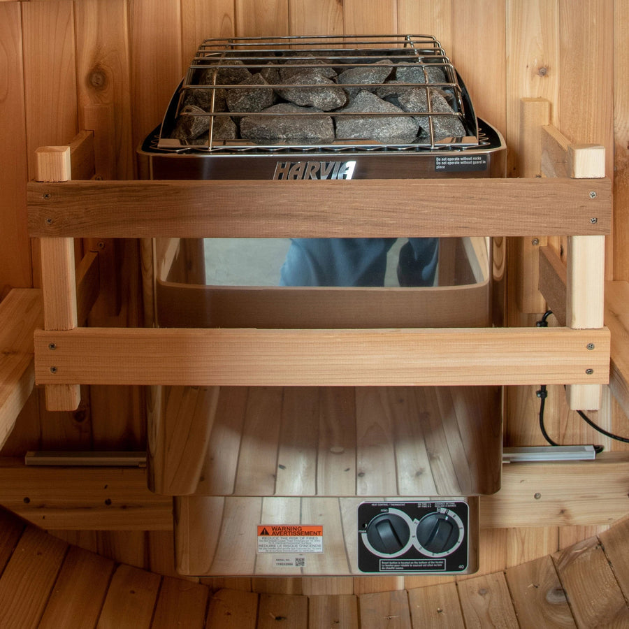 Almost Heaven – Watoga – 4-Person Outdoor Barrel Sauna (6x5)
