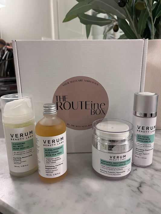 4 Step ROUTEine - Verum Beauty Labs - 
Canadian Crafted, Small Batch Skincare