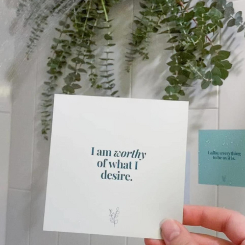 SHOWER & MIRROR AFFIRMATIONS