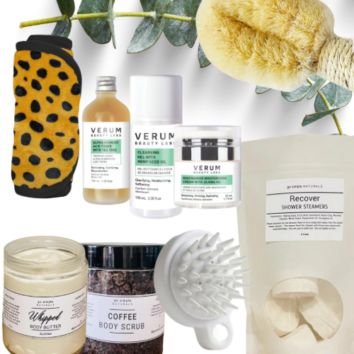 Self Care Shower Starter Kit - Face & Body Routine