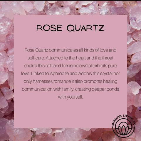 Rose Quartz Glass Water Bottle