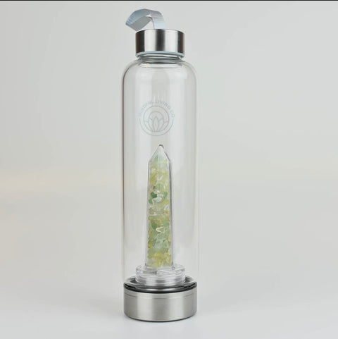 Jade Glass Water Bottle