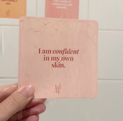 Shower Affirmation Cards- Self Love