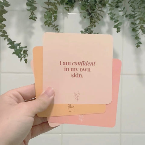 Shower Affirmation Cards- Self Love