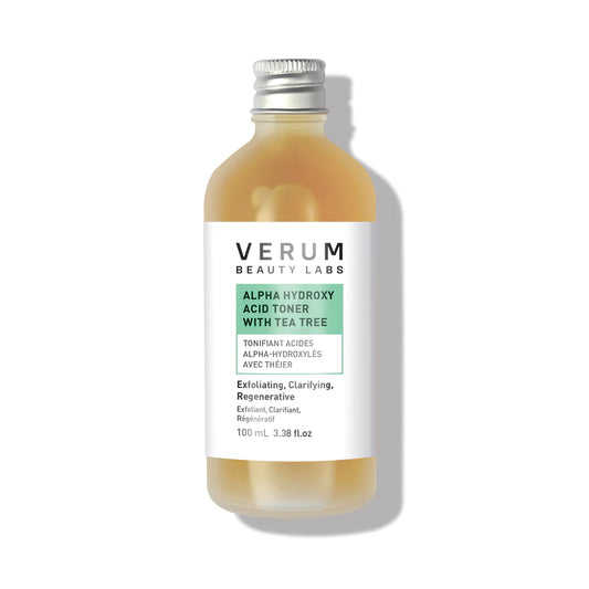 Verum Beauty Labs - Alpha Hydroxy Acid Toner with Tea Tree